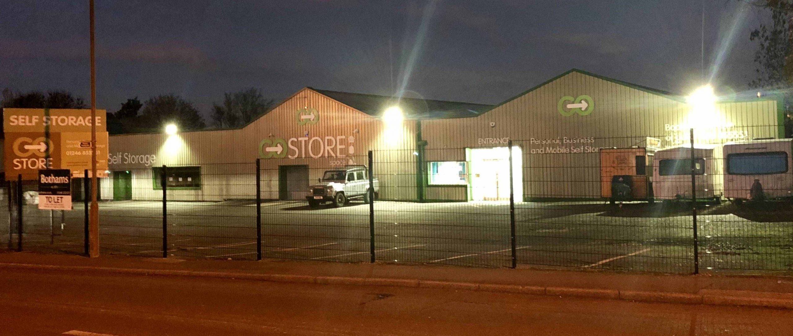 GoStore (Chesterfield) Ltd a storage company in North Wingfield Road, Chesterfield, UK