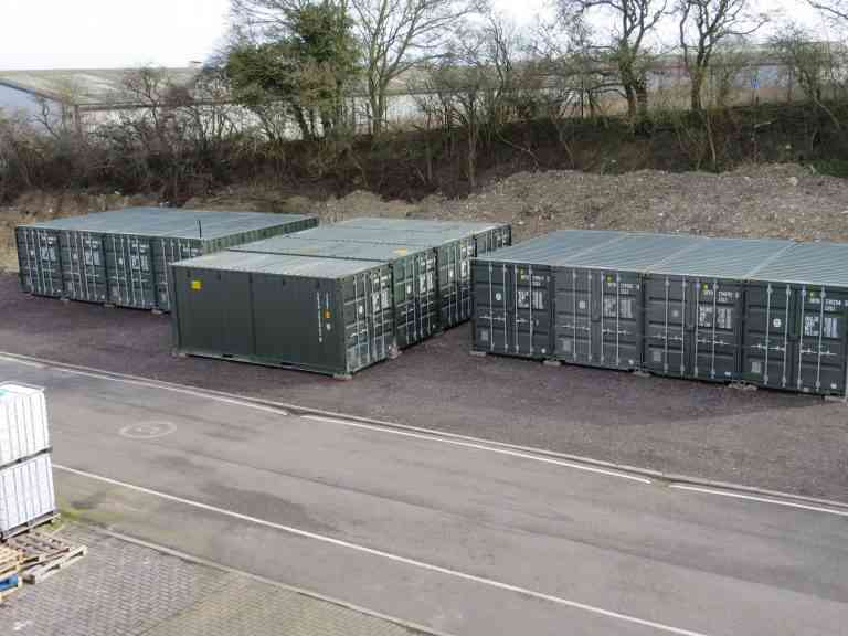 Haverhill Storage Containers in Maple Park, Falconer Rd, Haverhill, UK