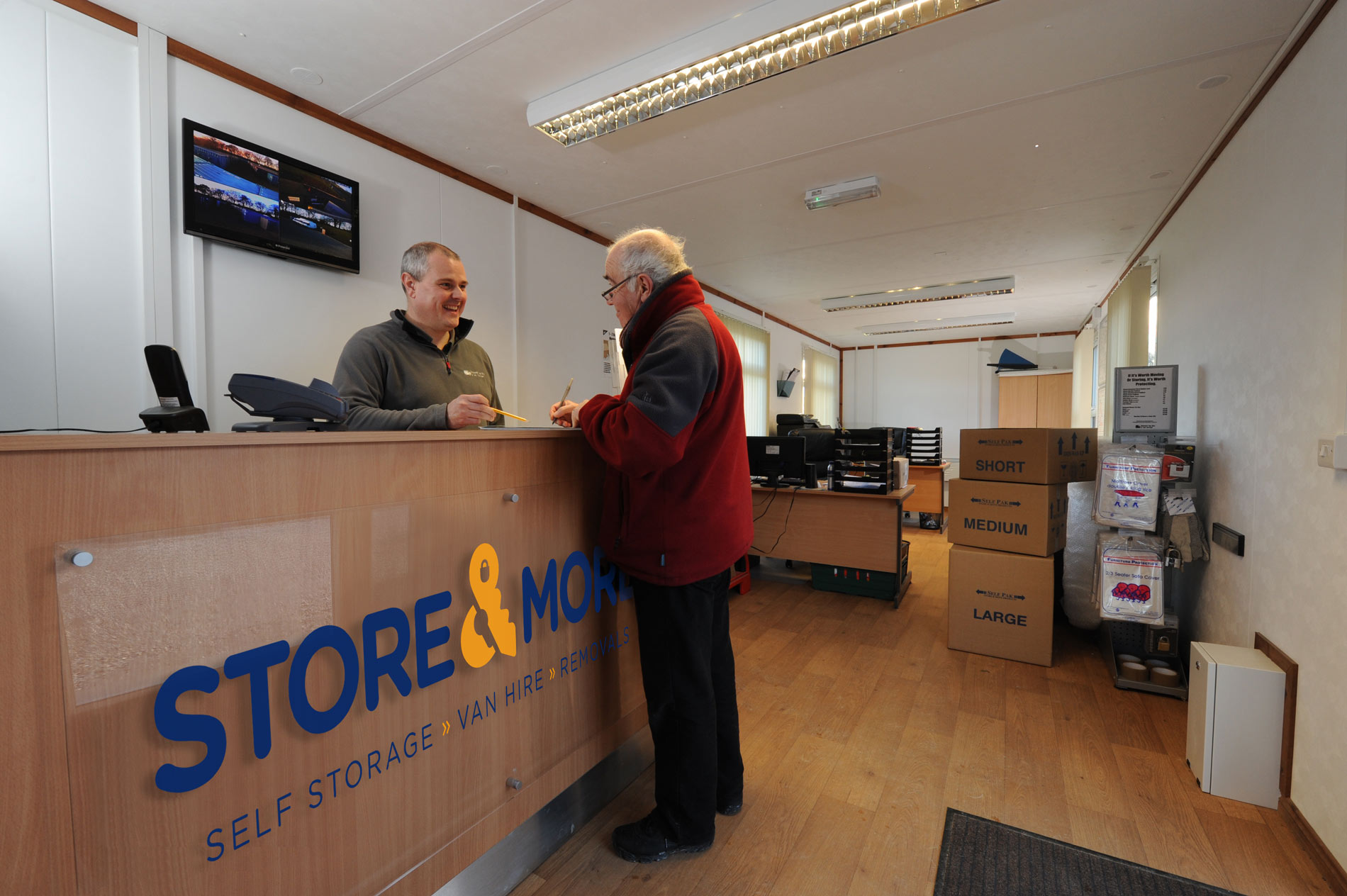 Store & More a storage company in Farm Road, Bideford, UK