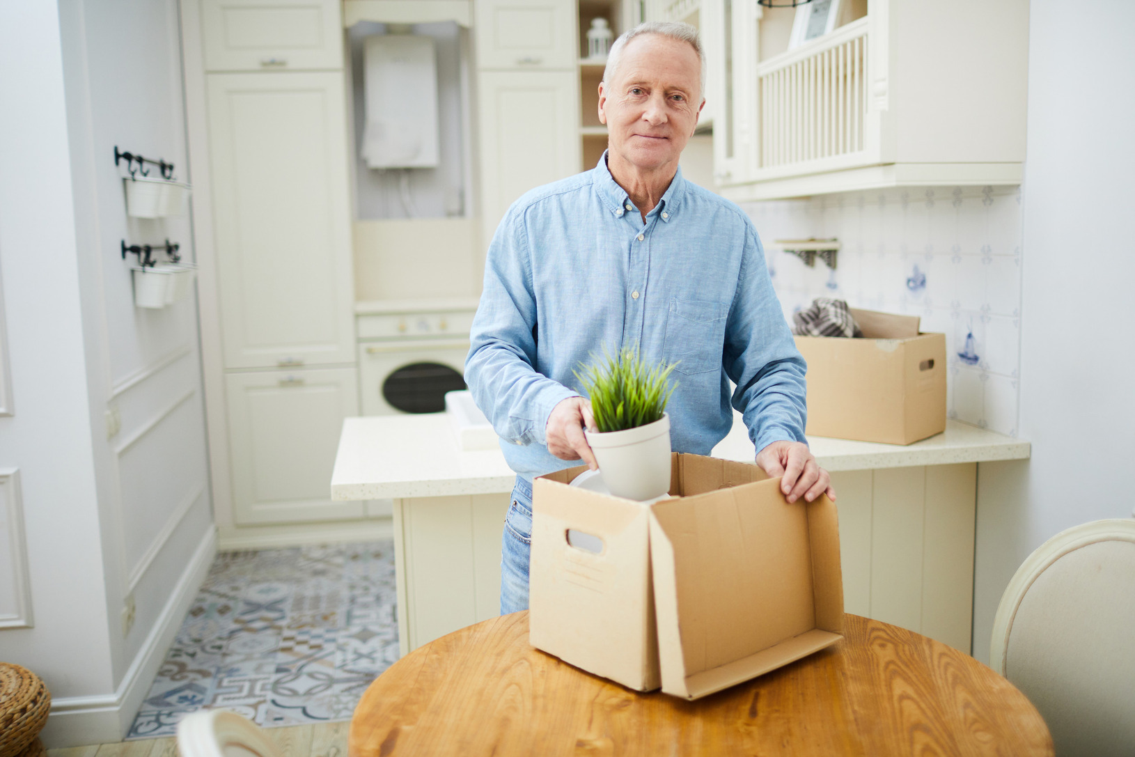 storage for retired individuals moving house